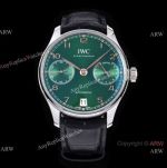 Super Clone IWC Schaffhausen Portugieser 7 Days IW500708 ZF Green Dial Swiss 52010